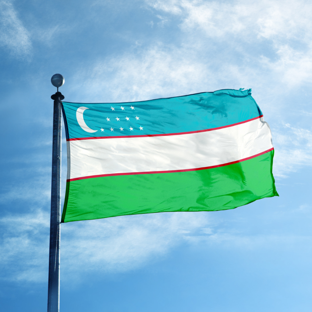 BANDIERA UZBEKISTAN